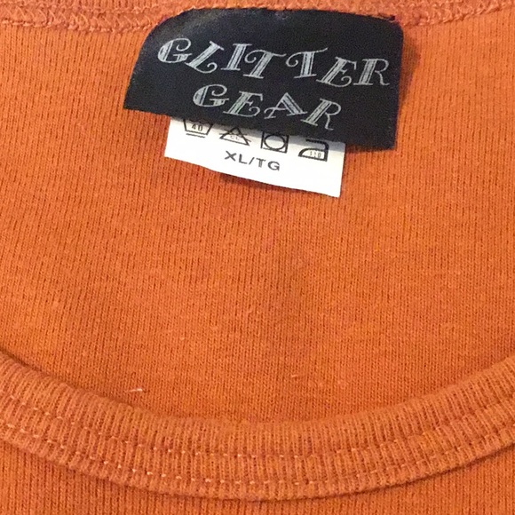 Vintage Glitter Gear Women’s Short Sleeve Top - Picture 2 of 13